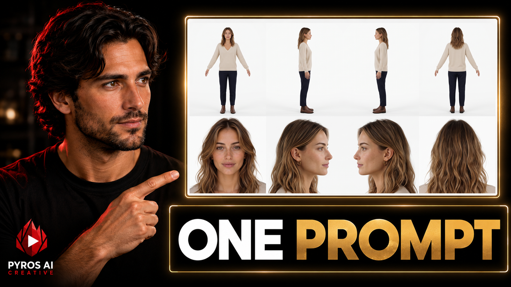 ONE Prompt → Character Reference Sheet → Consistent AI Characters (Free Guide)